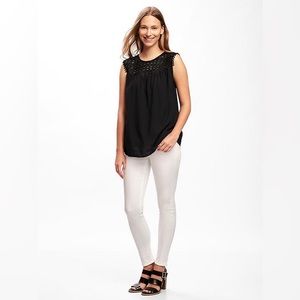 NWT Old Navy Lace Tank Top Blouse Small Tall